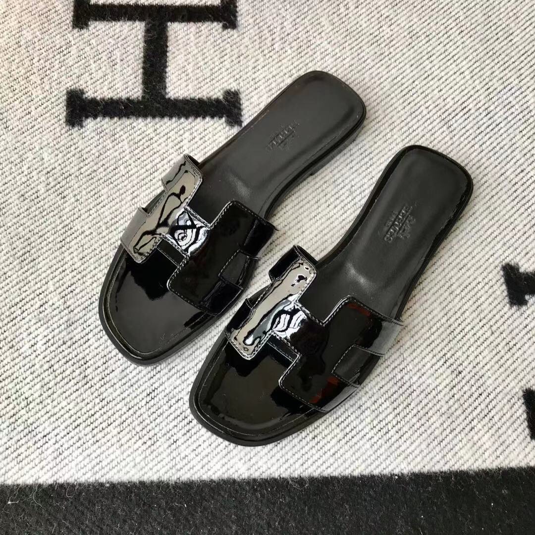 에르메스 올수공 오란 슬리퍼 샌들 페이던트 20